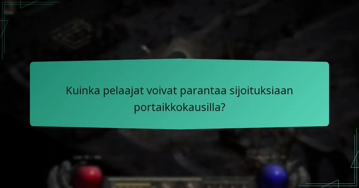 Kuinka pelaajat voivat parantaa sijoituksiaan portaikkokausilla?