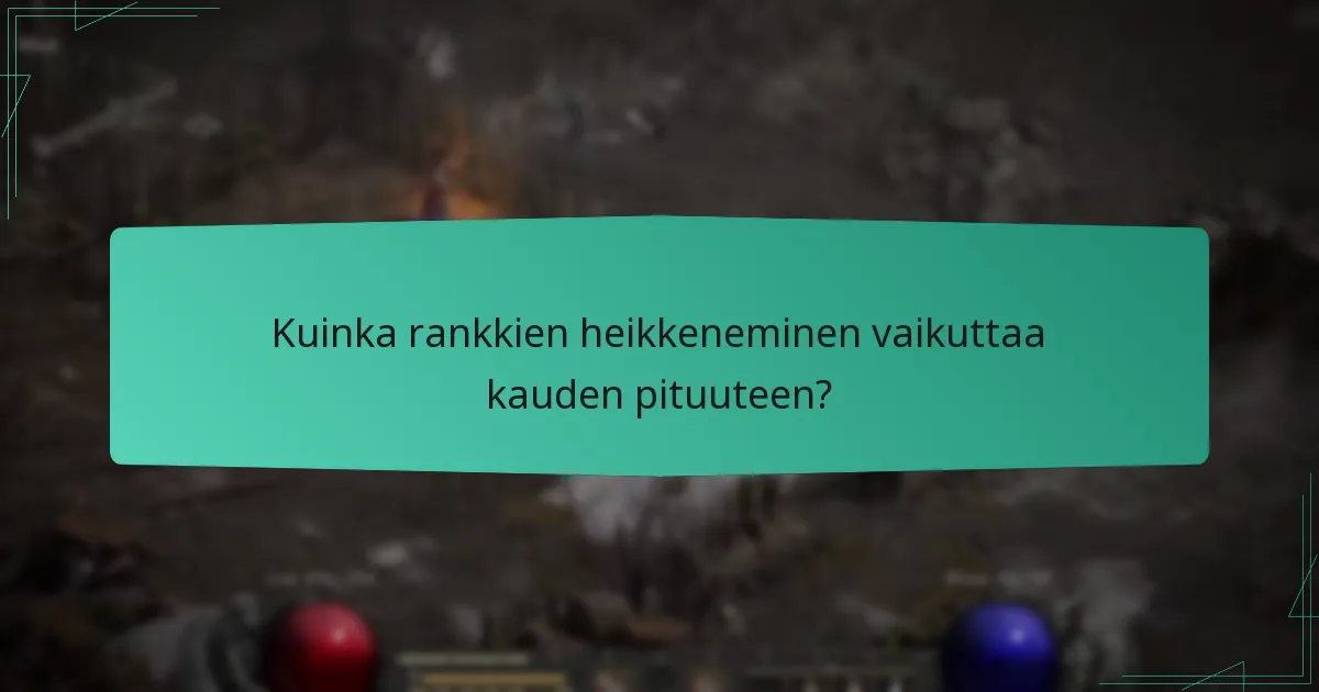 Kuinka pitkä portaikkokausi tyypillisesti on?