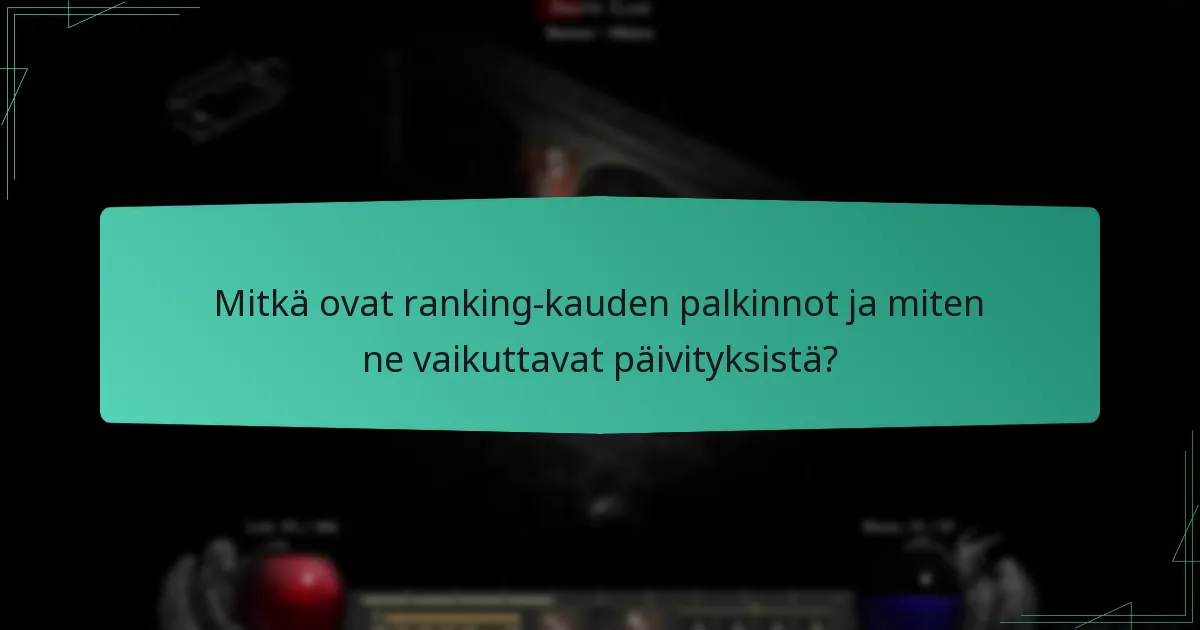 Mitkä päivitykset ovat vaikuttaneet eniten palkintoihin?
